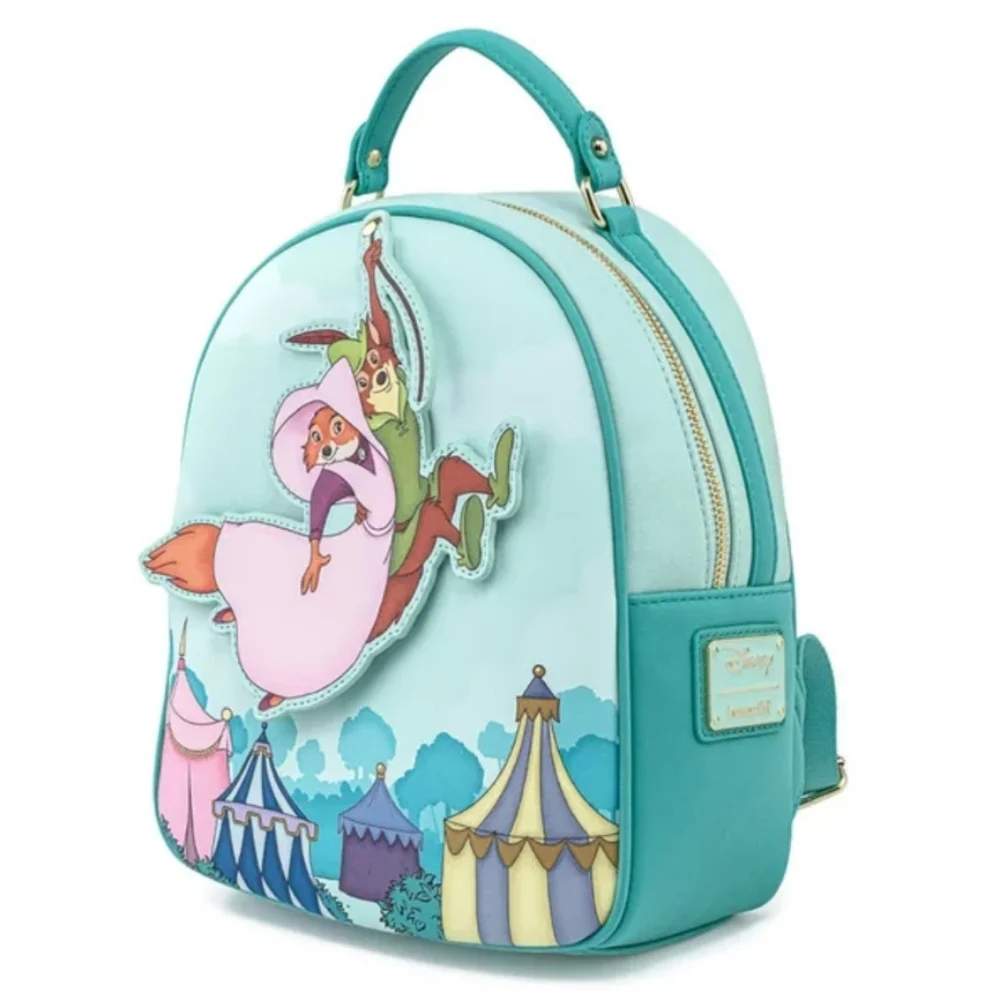 Loungefly Disney Robin Hood Rescues Maid Marian Backpack